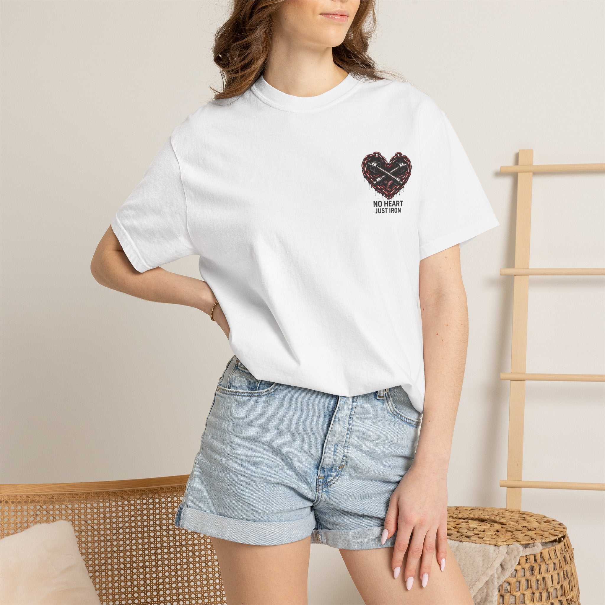 Copy of Gym Streetwear Comfort Tee — Trendy Plus-Size Garment-Dyed T-Shirt