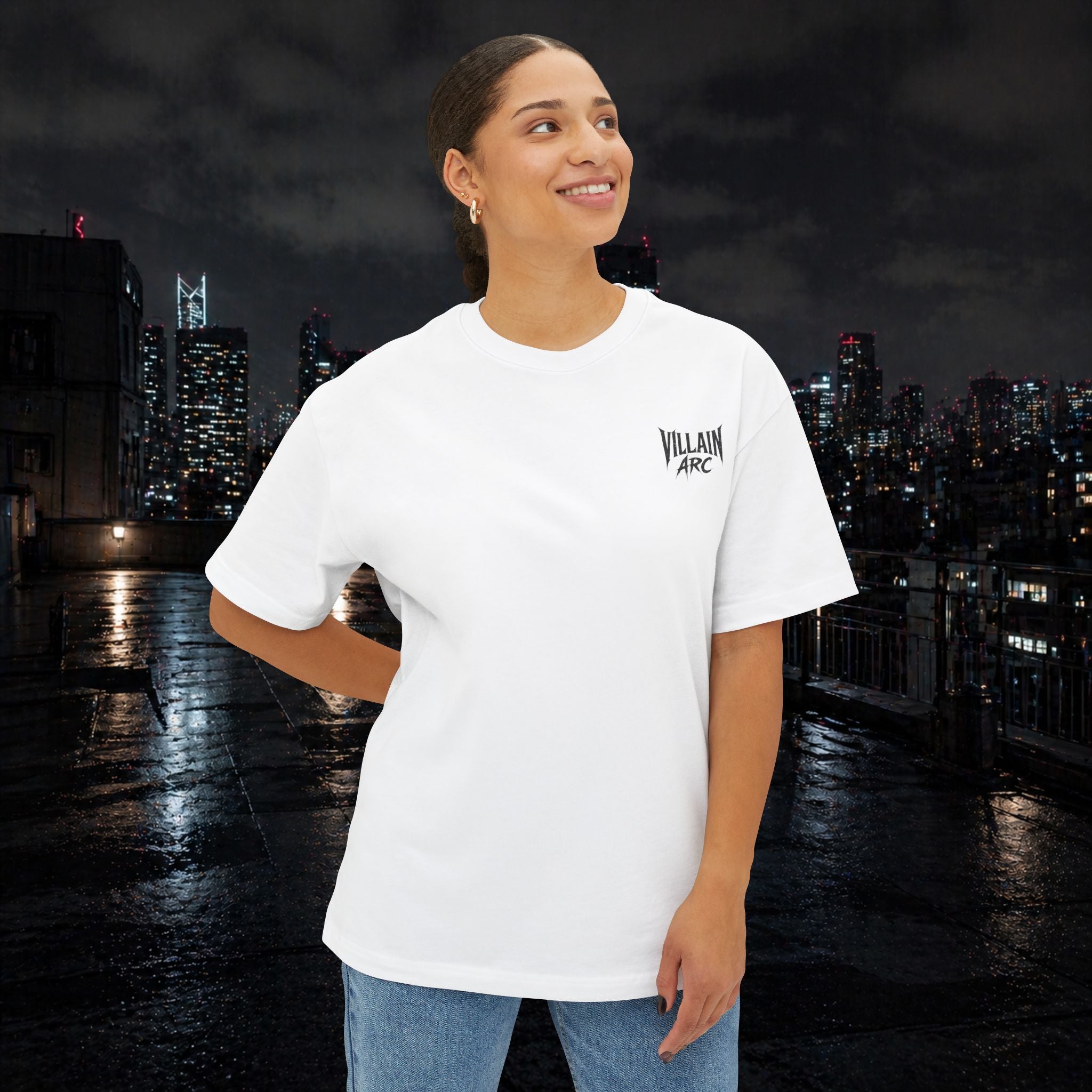 Villain Acc. Boxy Tee — Oversized Graphic T‑Shirt