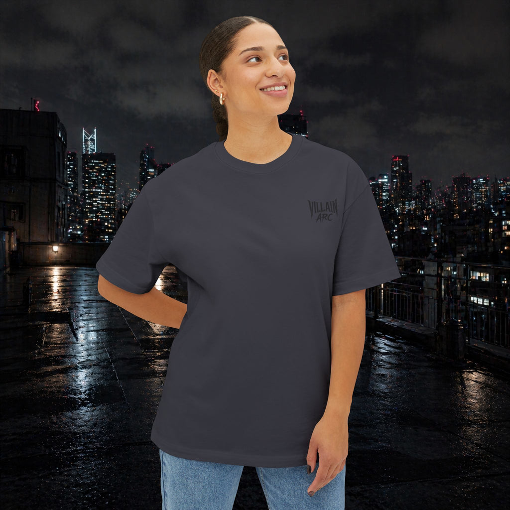 Villain Acc. Boxy Tee — Oversized Graphic T‑Shirt