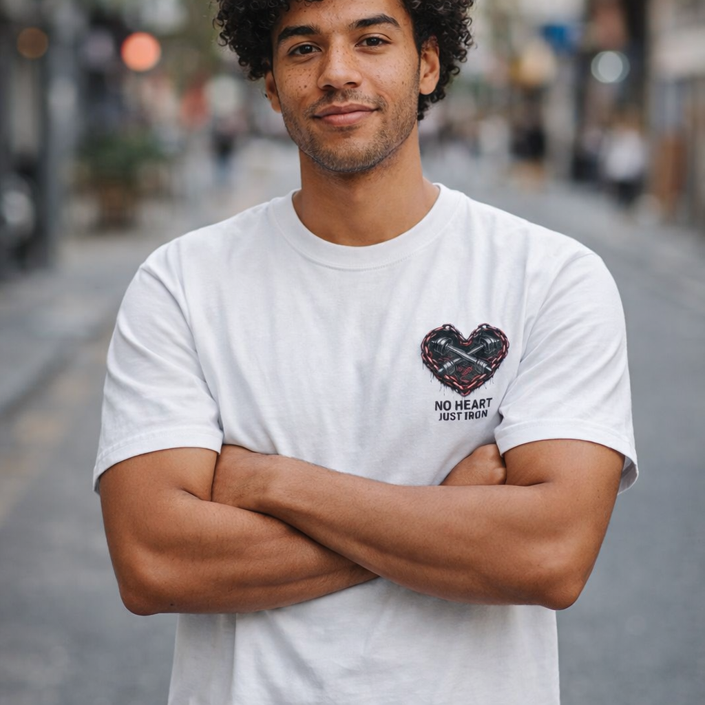 Copy of Gym Streetwear Comfort Tee — Trendy Plus-Size Garment-Dyed T-Shirt