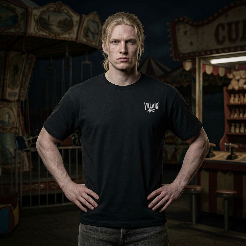 Villain Acc. Boxy Tee — Oversized Graphic T‑Shirt