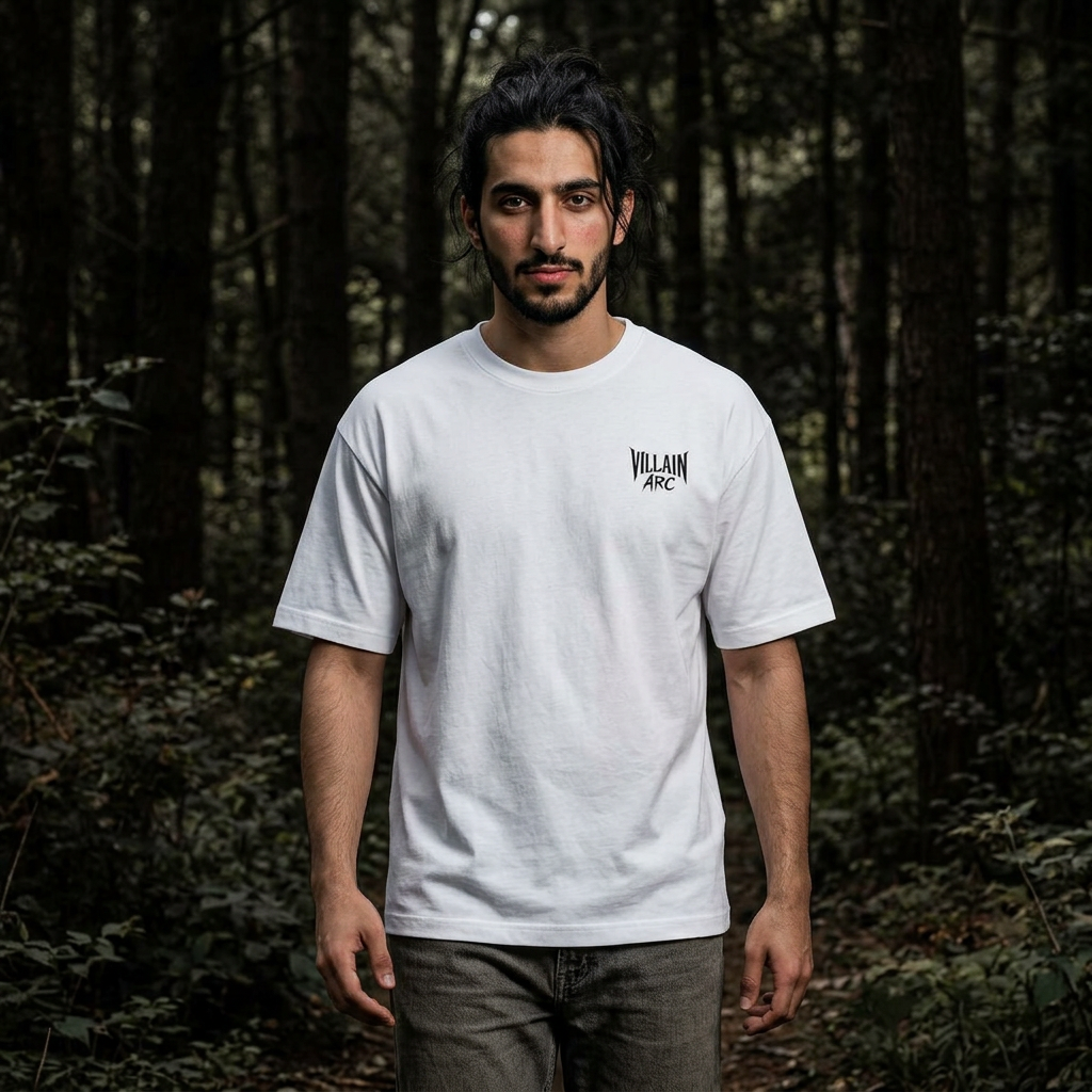 Villain Acc. Boxy Tee — Oversized Graphic T‑Shirt