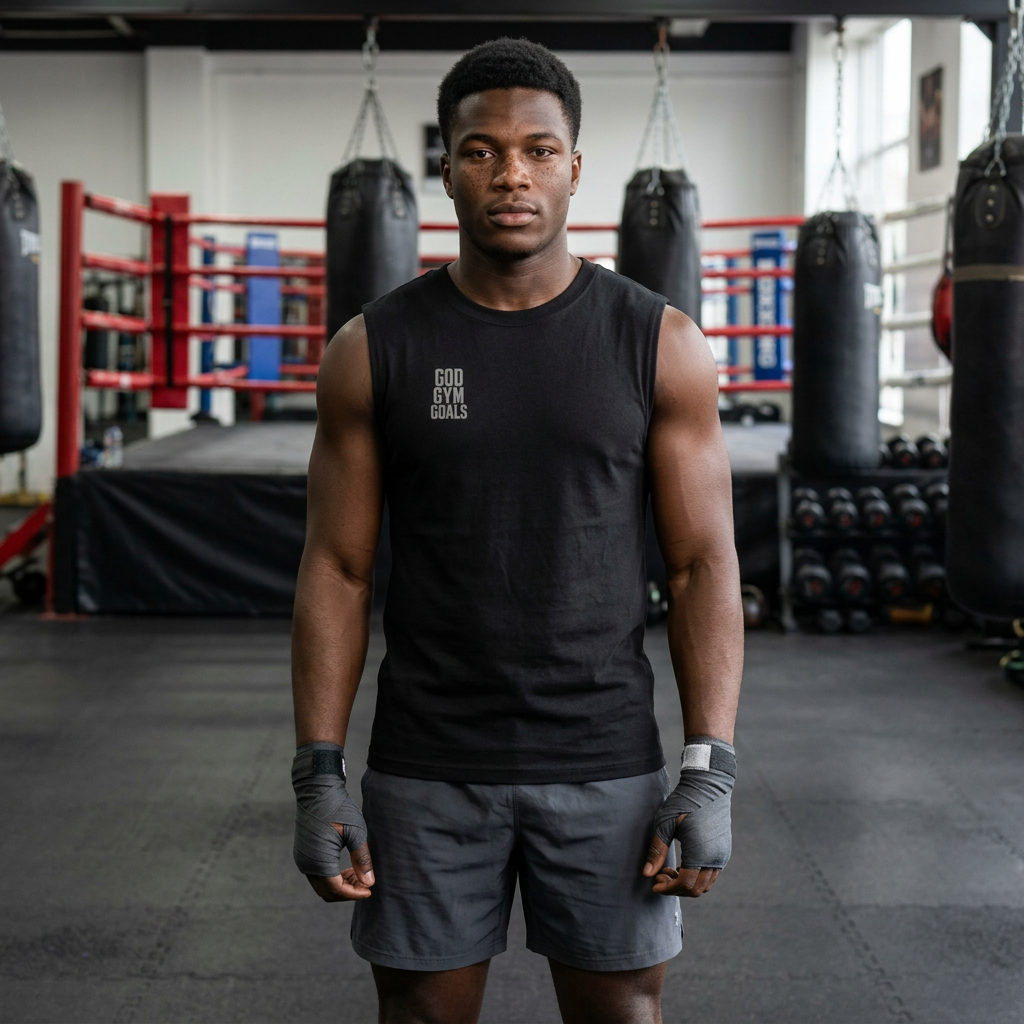 God Gym Goals Muscle Tank — Inspirational Workout Tank Top