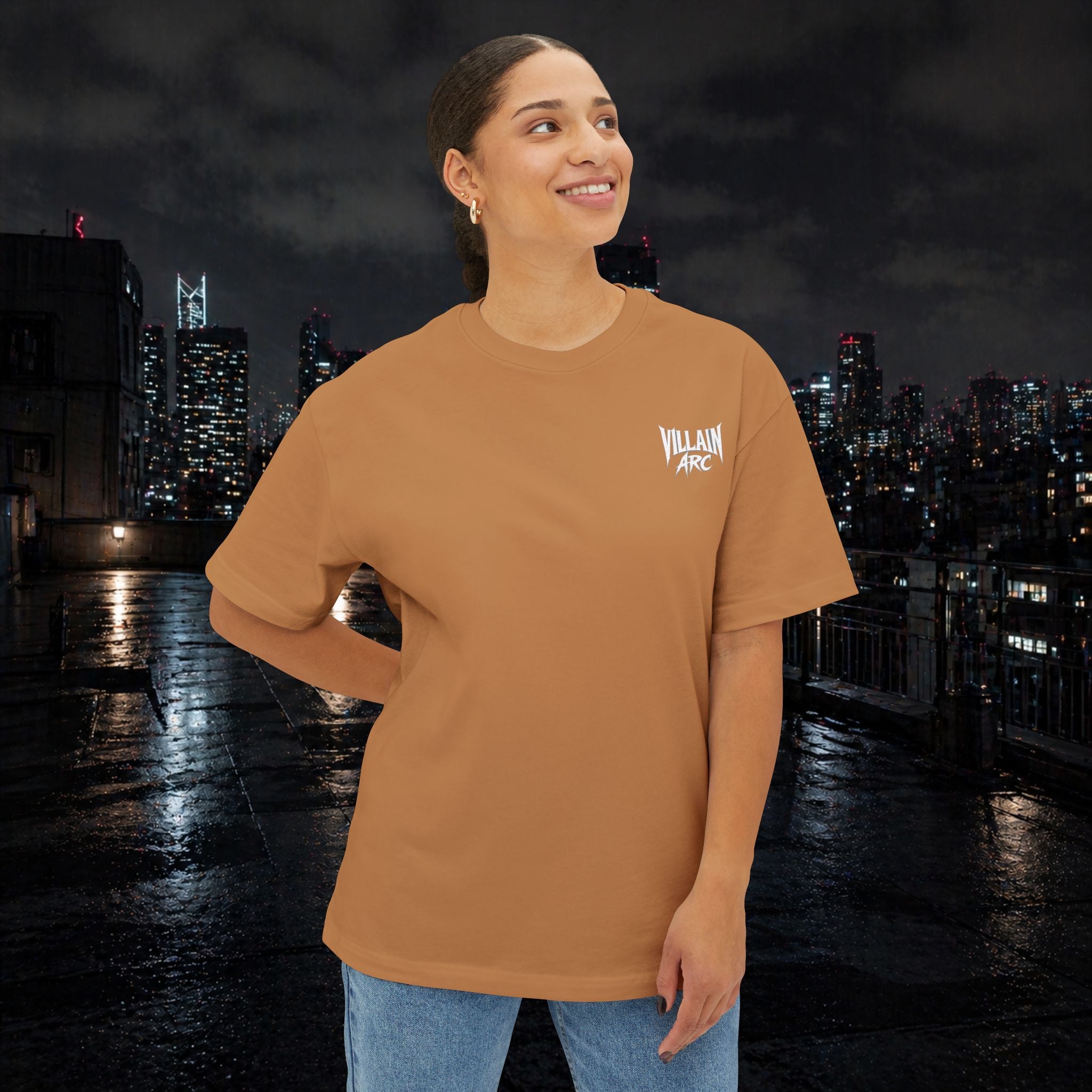Villain Acc. Boxy Tee — Oversized Graphic T‑Shirt