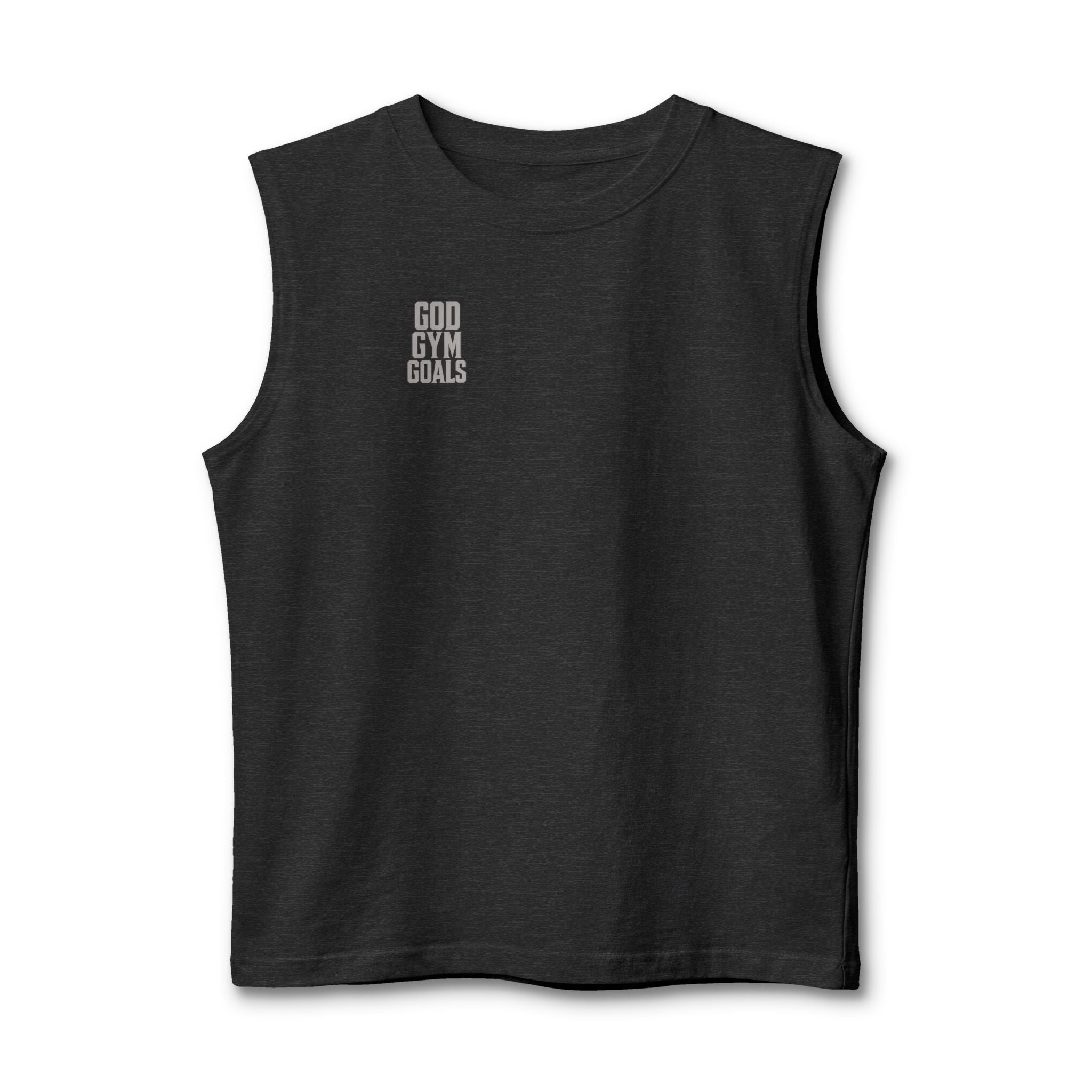 God Gym Goals Muscle Tank — Inspirational Workout Tank Top